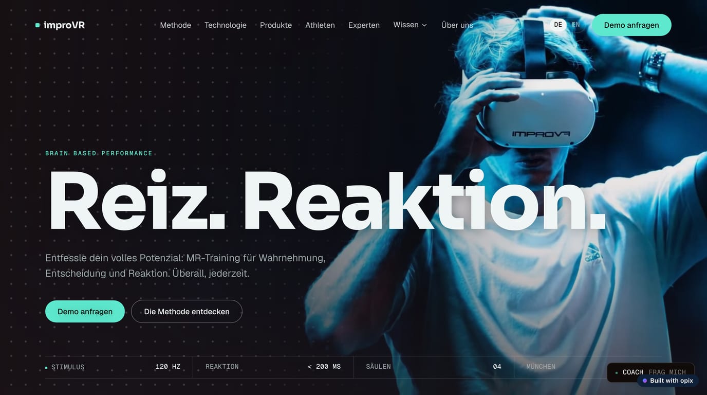 improVR — built with opix