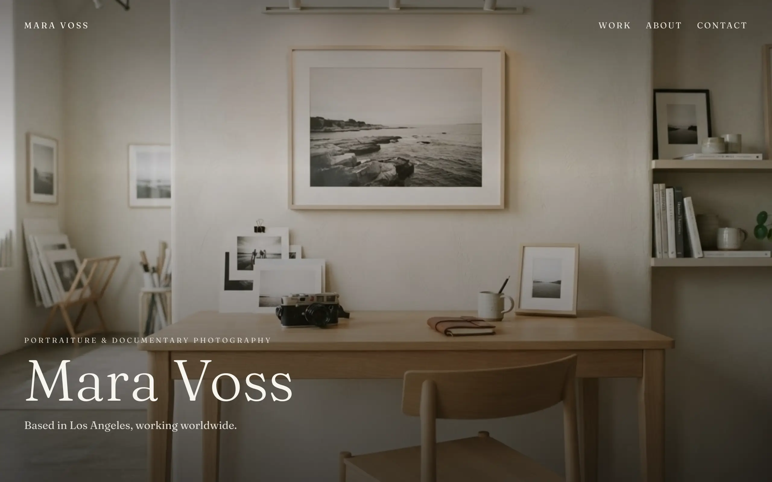 Photographer portfolio template — a real app built with opix